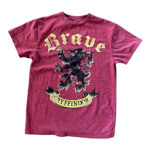 Brave Gryffindor T-shirt "The Wizarding World Of Harry Potter" Size Kids Medium